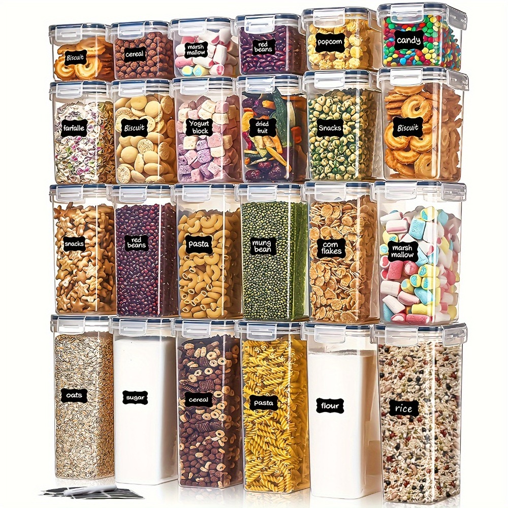 Kitchen Baking Tray Storage - 24 Recipientes para Almacenamiento de Alimentos,