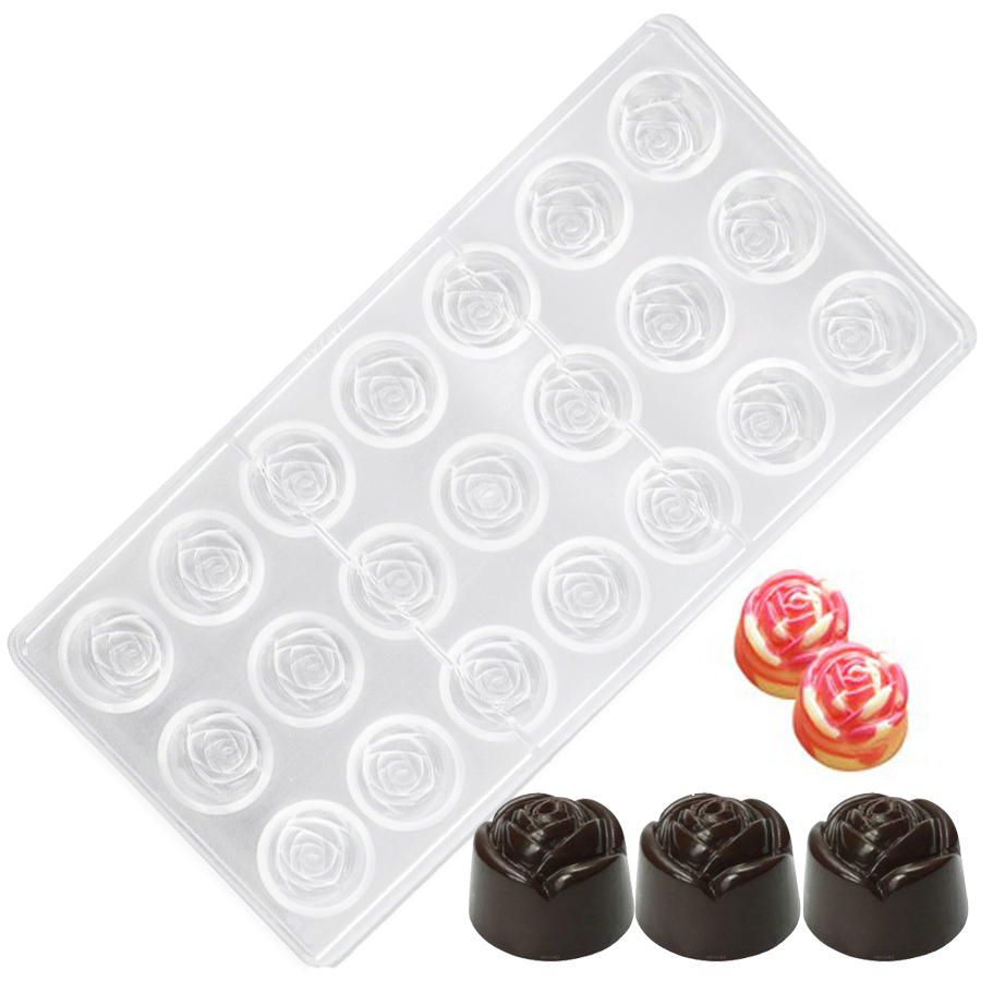 Kitchen Tools In Baking - Moldes de Chocolate de plástico duro