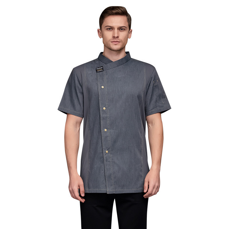 Kitchen Baker - Camisa gris para Catering, camisa de