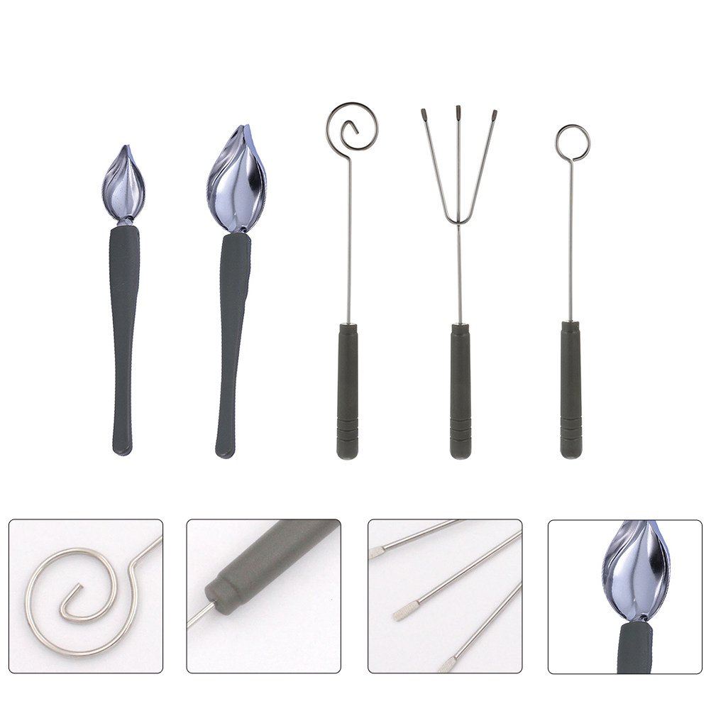 Kitchen Baking Drawing - 1 Juego de Utensilios de Acero
