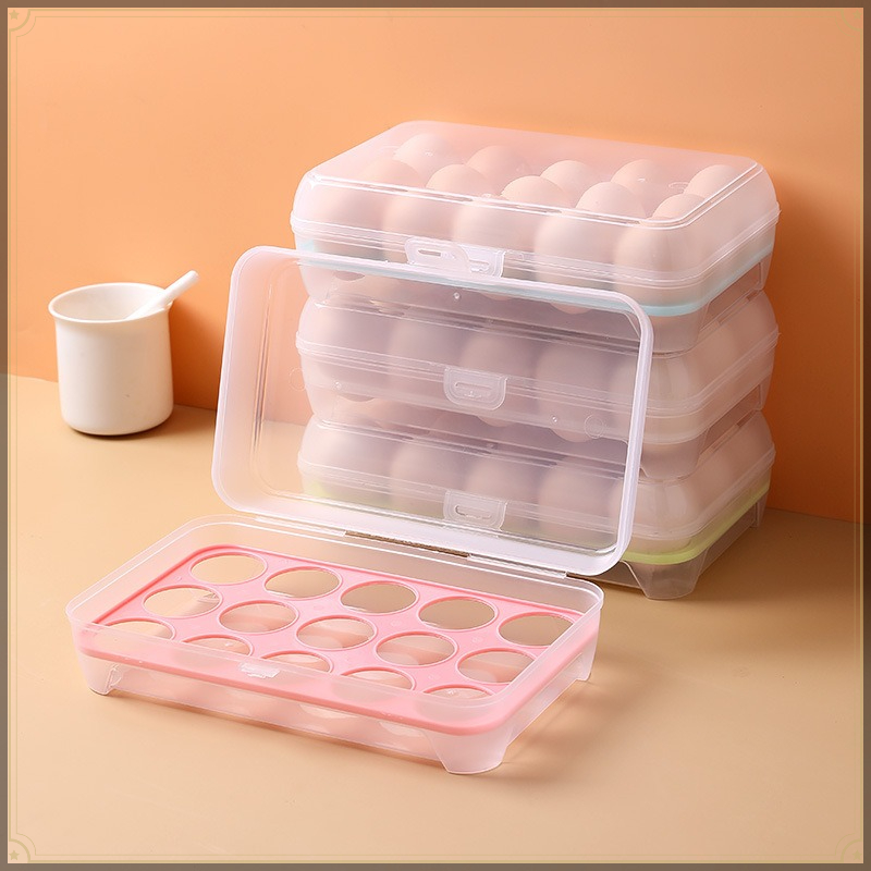 Kitchen Baking Tray Storage - Caja Organizadora de Huevos con 15
