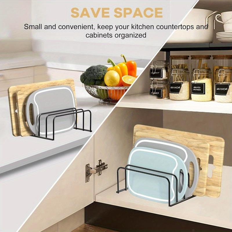 Organizador de tablas de corta - Kitchen Cabinet Baking Sheet Organizer reseña y precio
