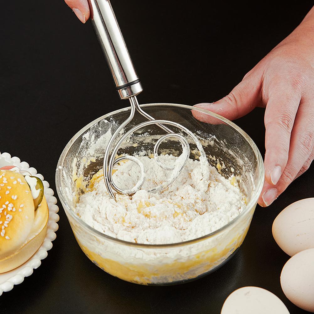 Batidor de masa de acero inoxi - Kitchen Baking Ware reseña y precio