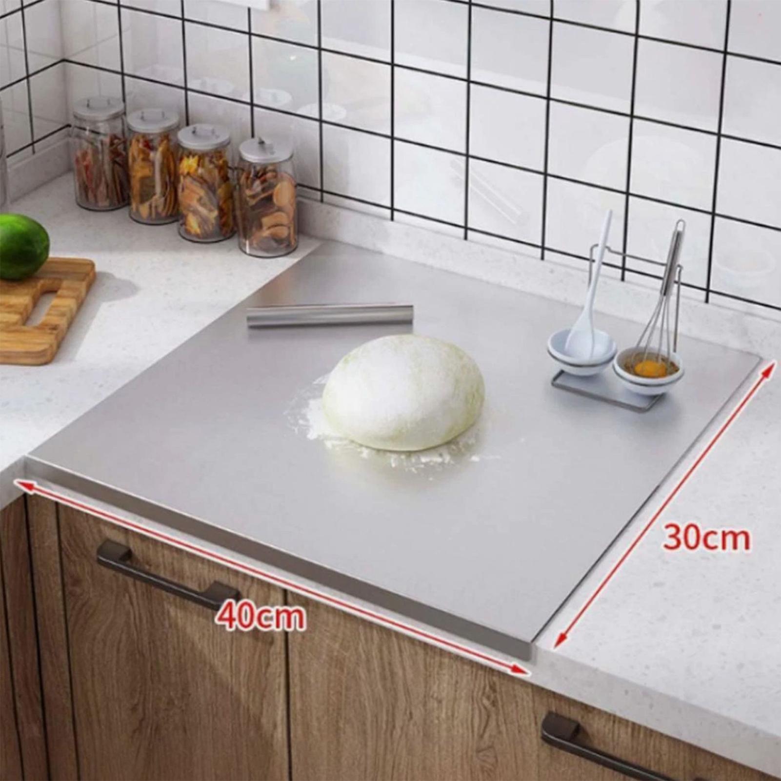 Tabla de Cortar de Acero Inoxi - Kitchen Tools In Baking reseña y precio