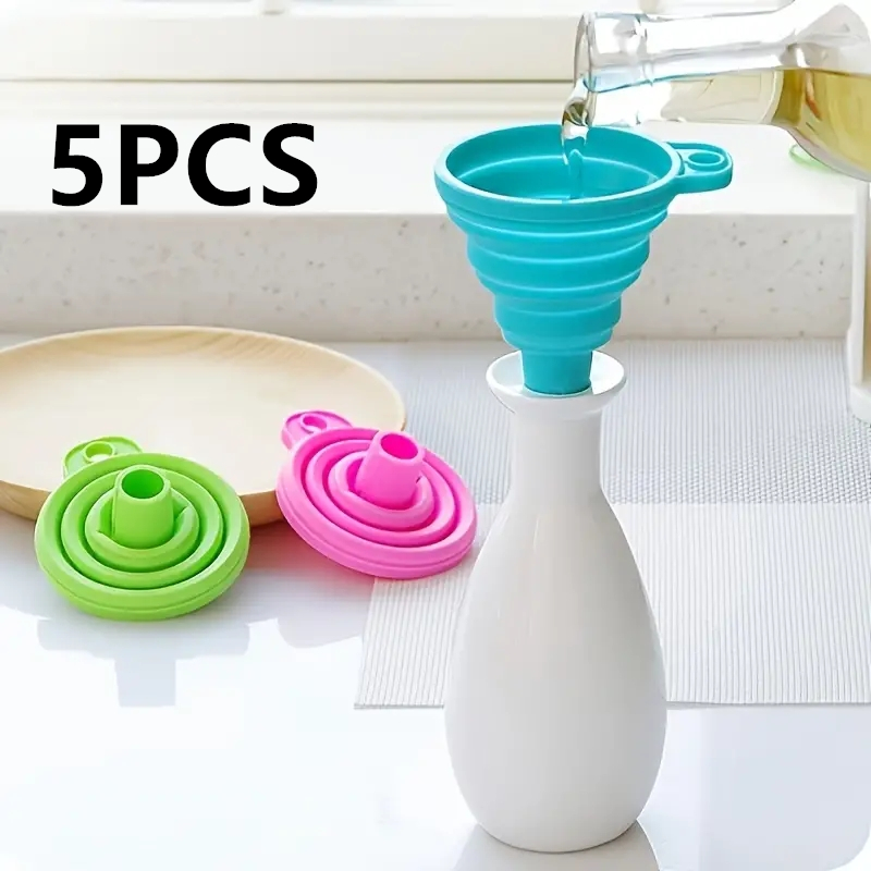 Embudo plegable de silicona, M - Miniature Baking Kitchen reseña y precio