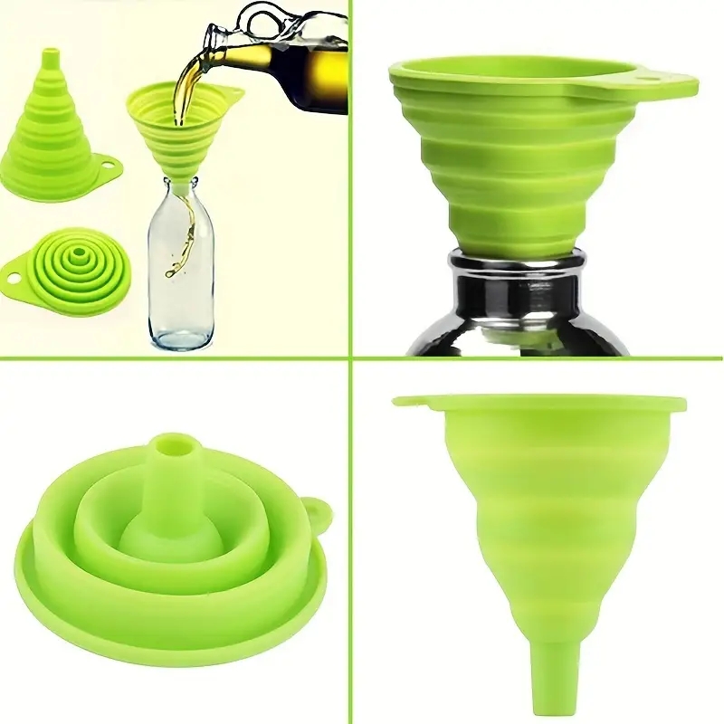 Embudo plegable de silicona, M - Miniature Baking Kitchen reseña y precio