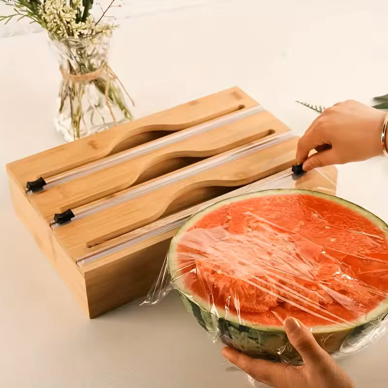 Caja de corte 3 en 1 para film - Kitchen Baking Tray Storage reseña y precio