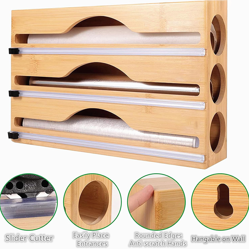 Caja de corte 3 en 1 para film - Kitchen Baking Tray Storage reseña y precio