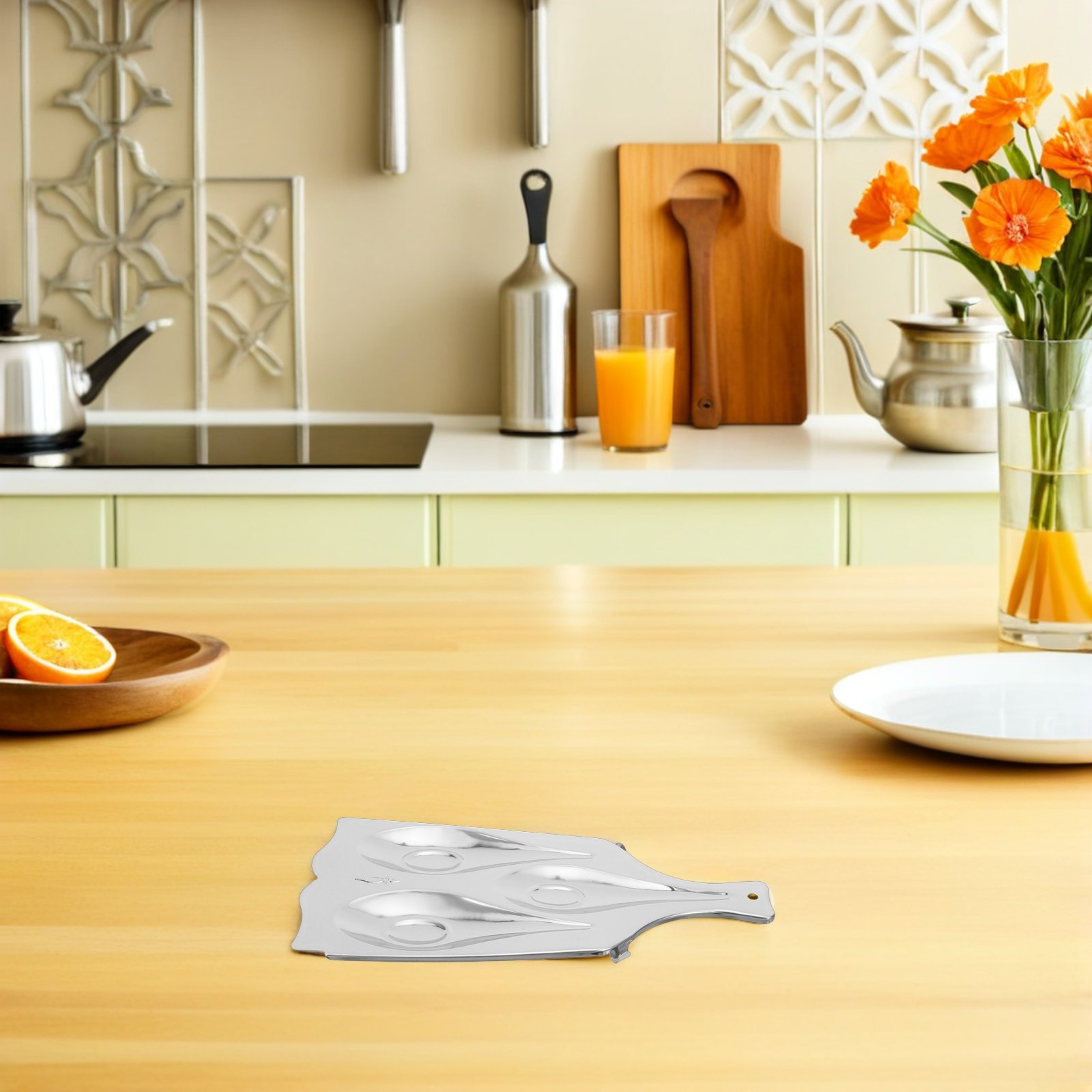 Reposacucharas de Acero Inoxid - Kitchen Baking Appliances reseña y precio