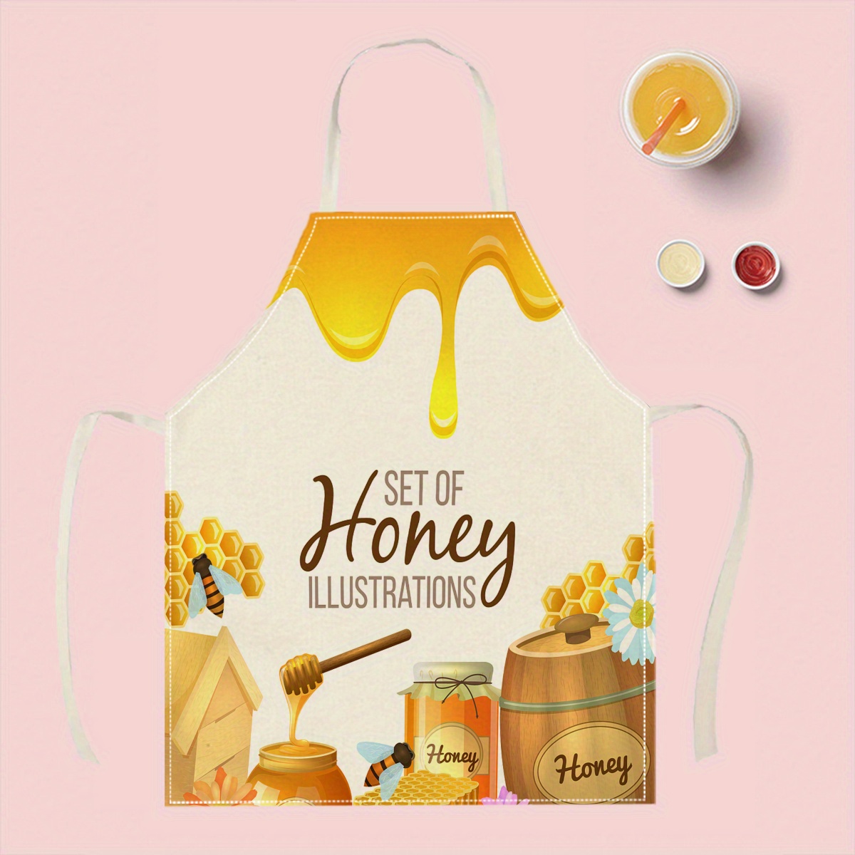 Delantal con diseño de abeja,  - Kitchen Baking Gift Ideas reseña y precio