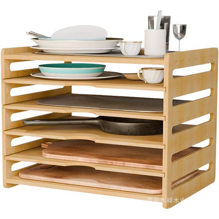 Estante de almacenamiento de c - Kitchen Cabinet Baking Sheet Organizer reseña y precio