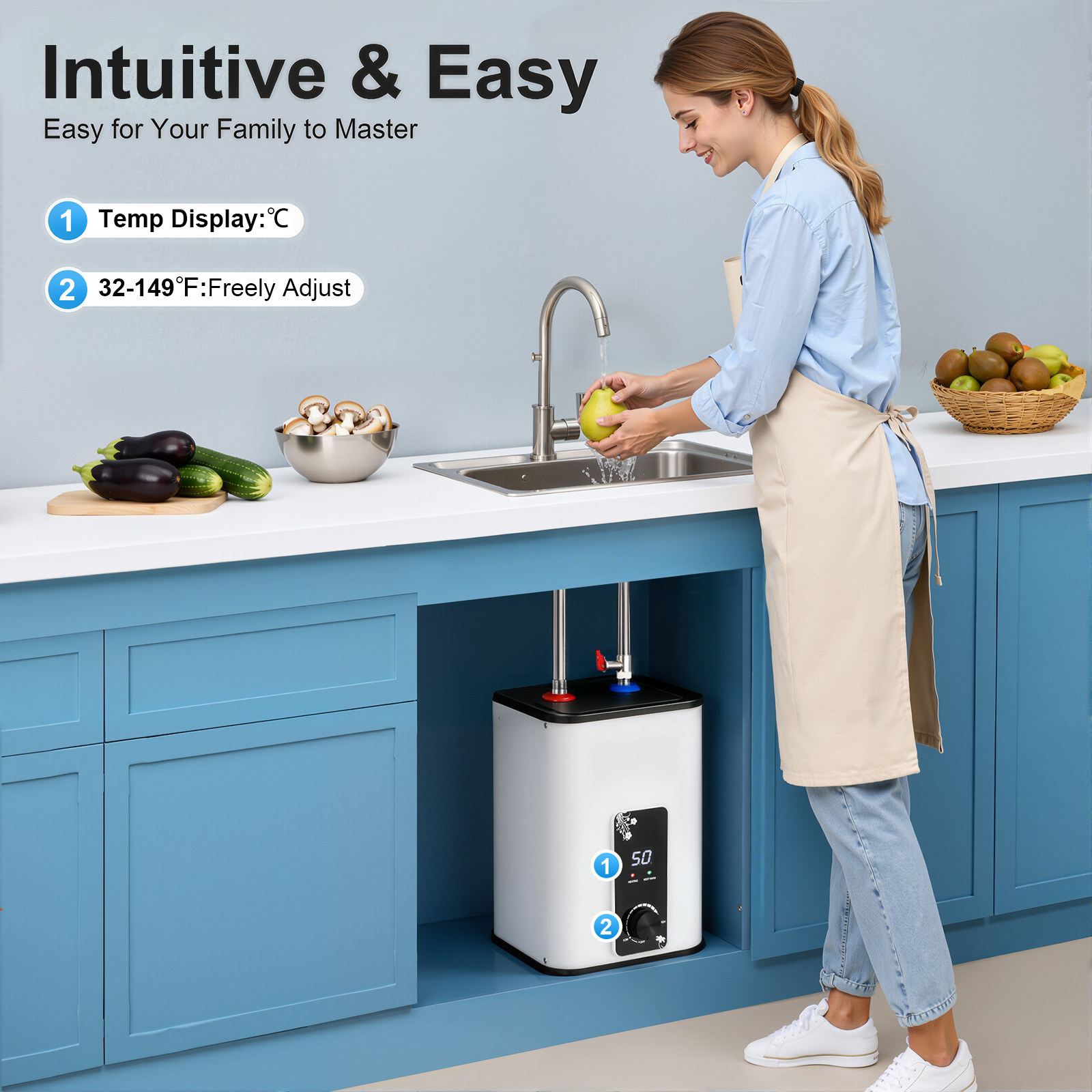 Calentador de Agua Instantáneo - Miniature Baking Kitchen reseña y precio