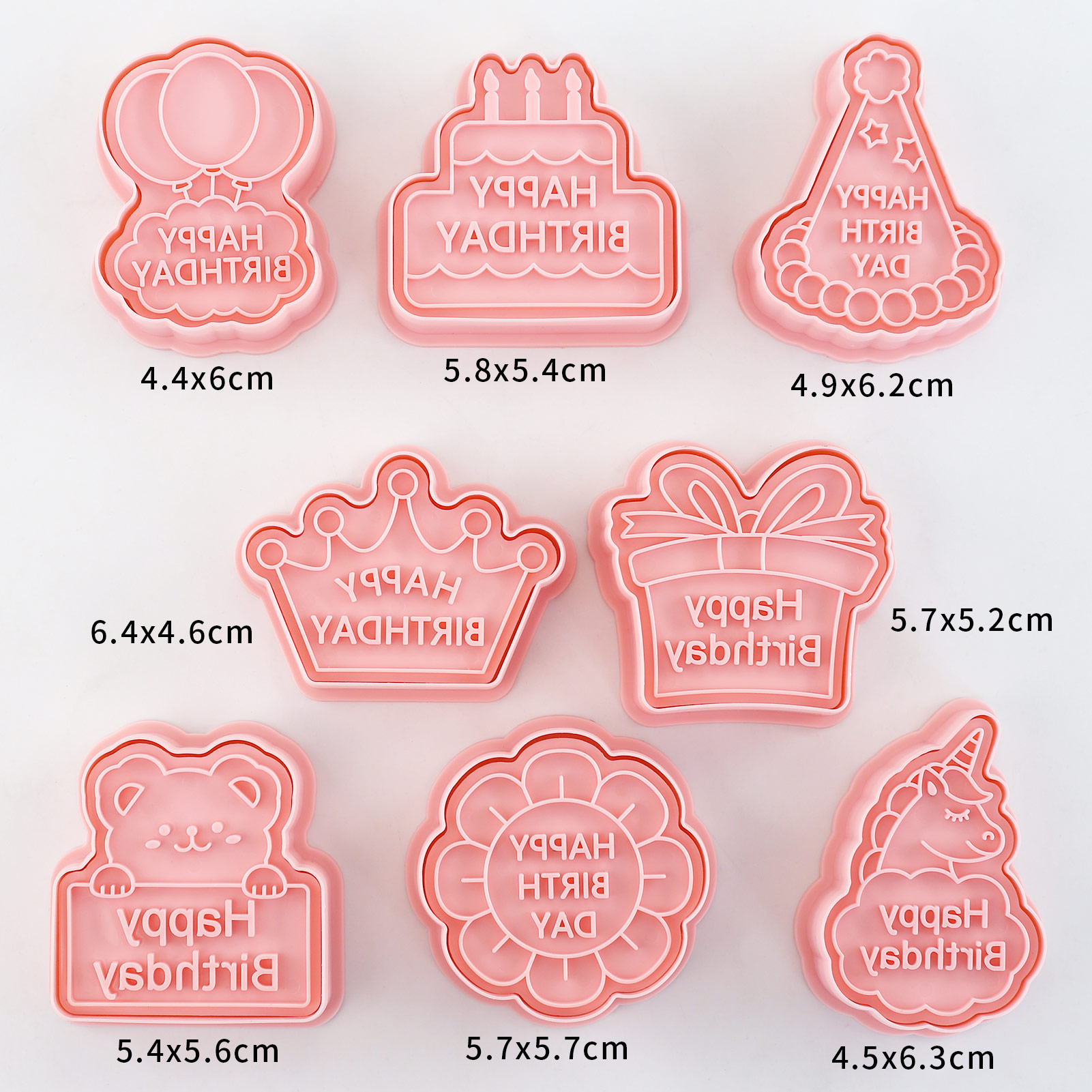 8 Uds. Cortador de galletas de - Baking Kitchen Kids reseña y precio
