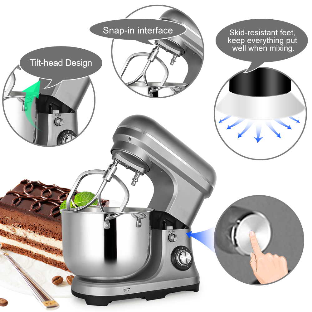 Batidora Eléctrica Grande y Po - Kitchen Baking Appliances reseña y precio