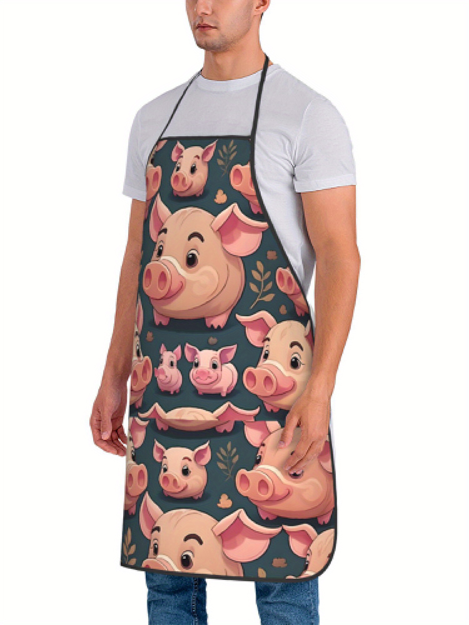 Delantal con diseño de cerdo r - Kitchen Baking Gift Ideas reseña y precio