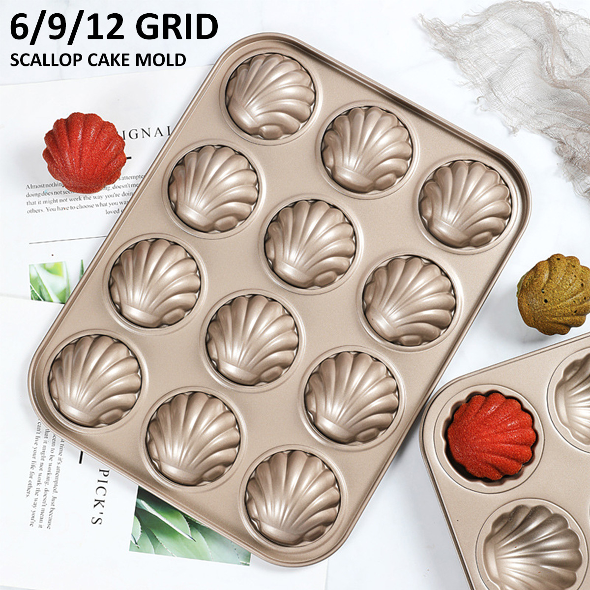 Molde Madeleine con forma de c - Kitchen Baking Ware reseña y precio