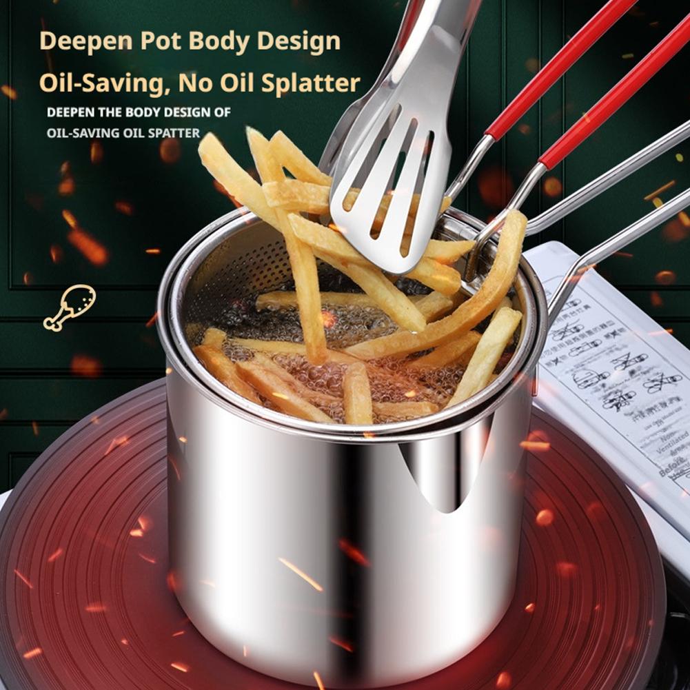 Olla freidora profunda de acer - Miniature Baking Kitchen reseña y precio