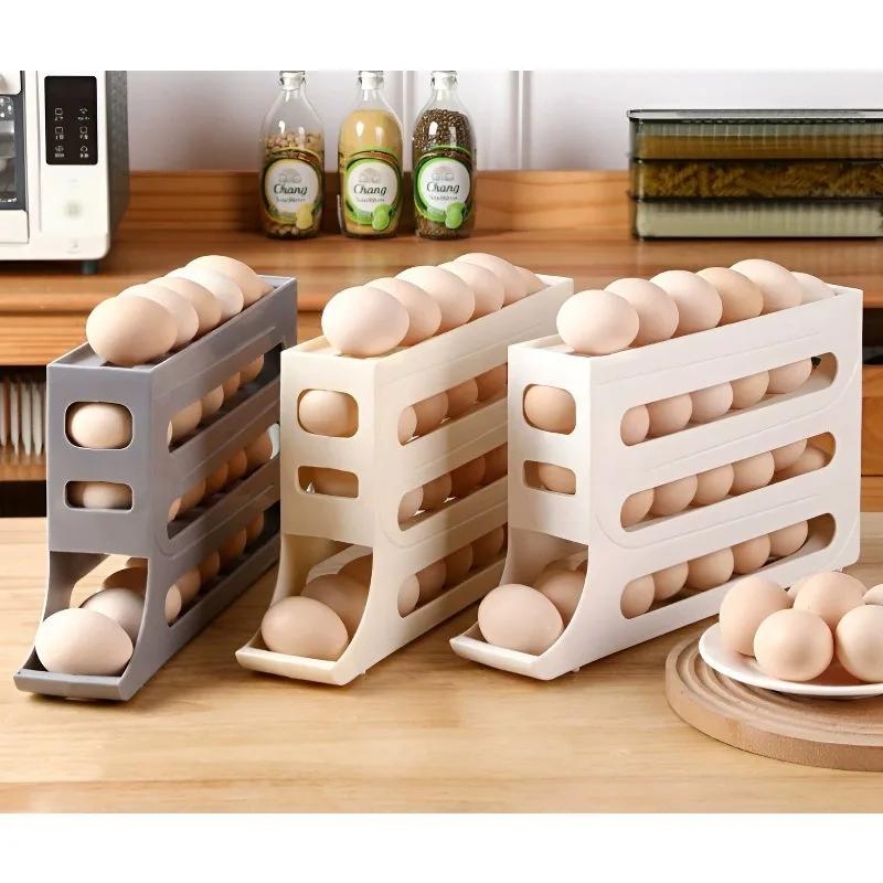 Caja de almacenamiento de huev - Kitchen Baking Tray Storage reseña y precio
