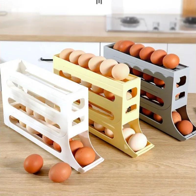 Caja de almacenamiento de huev - Kitchen Baking Tray Storage reseña y precio