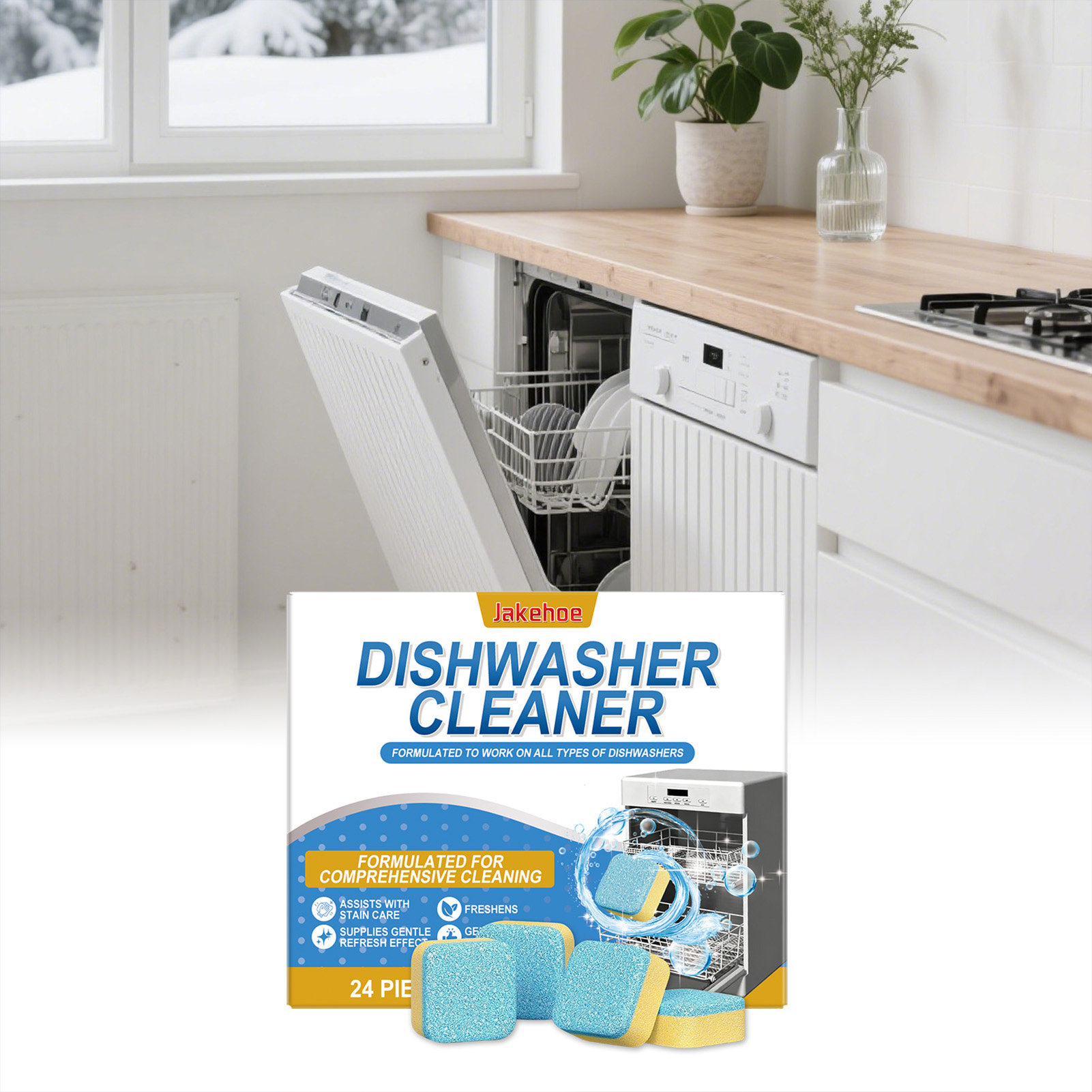 Tabletas Limpiadoras para Lava - Kitchen Cleaner With Baking Soda reseña y precio