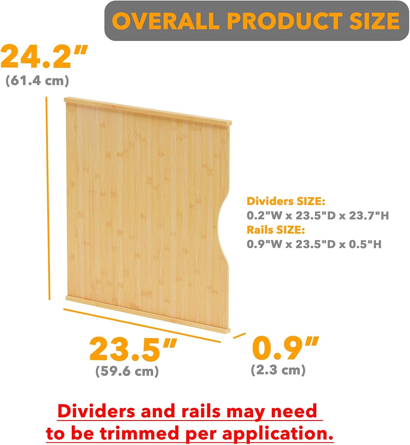 Paquete de 10 divisores de bam - Kitchen Cabinet Baking Sheet Organizer reseña y precio